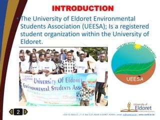 ueesa|University of Eldoret Environmental Students Association.